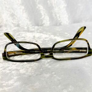 Versace MOD 3112 811 Olive/Tan Tortoise Shell Eyeglasses Frames Greca Key Italy